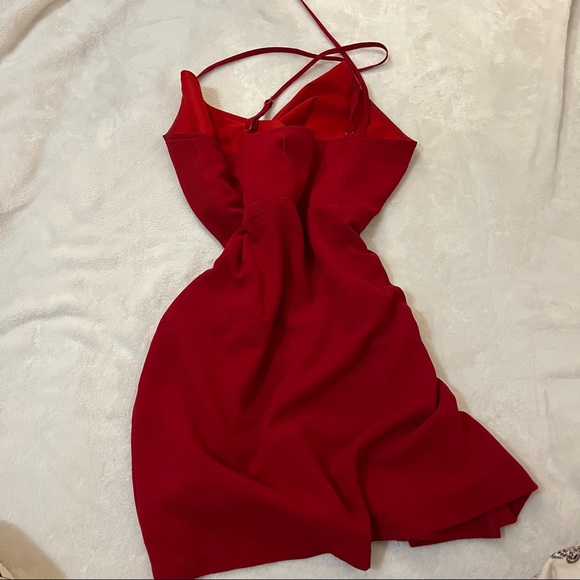 COPY - 2/$25🍒 HP🎉 Tobi red wrap dress - Picture 3 of 6